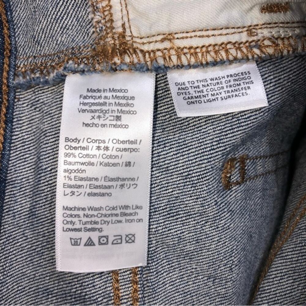 Madewell Novelty Yolk A-Line Stretch Denim Skirt 25 - Picture 5 of 8